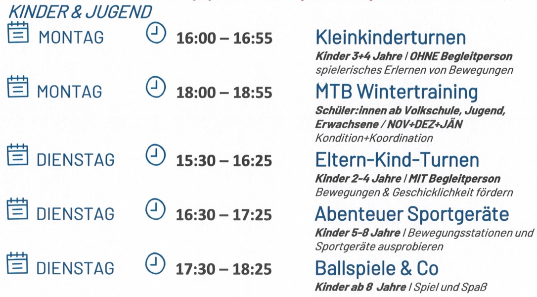 SUHB Kinderprogramm