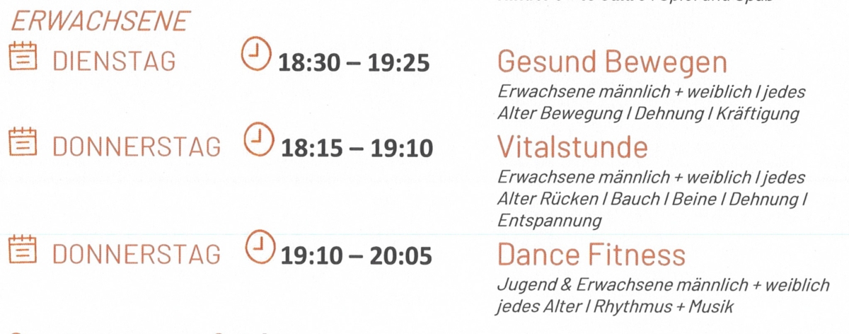 SUHB Programm Erwachsene