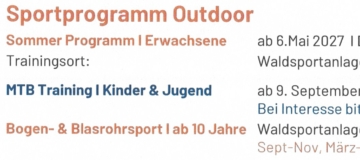 SUHB Programm outdoor