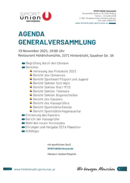 SUHB_ GV25_Einaldung