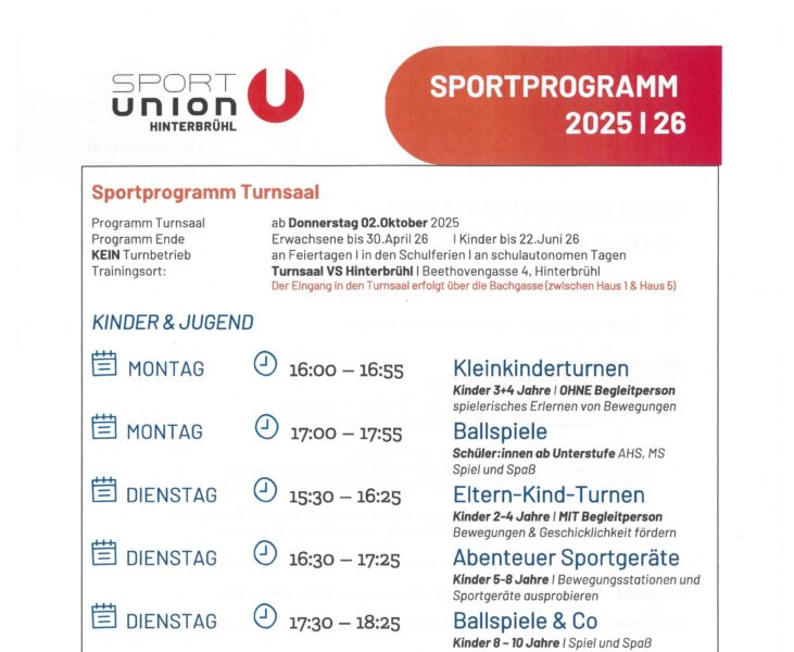 suhb pROGRAMM kINDER